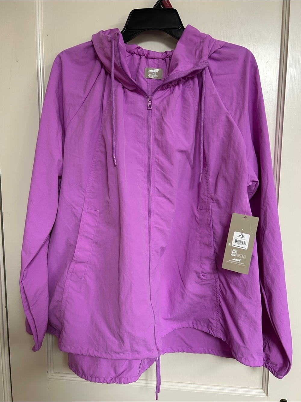 Avia Women's Purple Hooded Outdoor Jacket-S (4-6) NWT